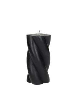 Świeca Camila 14cm black ze sklepu dekoria.pl w kategorii Świece i dyfuzory - zdjęcie 172486870