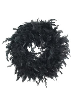 Wieniec Feathers ⌀40cm black ze sklepu dekoria.pl w kategorii Dekoracje ścienne - zdjęcie 172489074