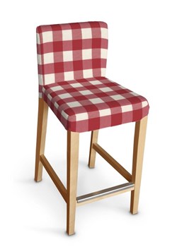 Pokrowiec na krzesło barowe Henriksdal krótki ze sklepu dekoria.pl w kategorii Pokrowce na krzesła - zdjęcie 172490900