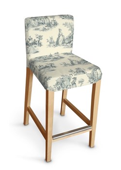 Pokrowiec na krzesło barowe Henriksdal krótki ze sklepu dekoria.pl w kategorii Pokrowce na krzesła - zdjęcie 172490910