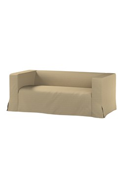 Pokrowiec na sofę Klippan 2-osobową długi z kontrafałdami ze sklepu dekoria.pl w kategorii Pokrowce na kanapy i fotele - zdjęcie 172491410