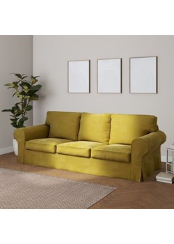 Pokrowiec na sofę Ektorp 3-osobową, rozkładaną ze sklepu dekoria.pl w kategorii Pokrowce na kanapy i fotele - zdjęcie 172493411