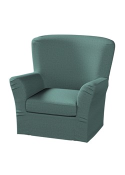 Pokrowiec na fotel Tomelilla wysoki z zakładkami ze sklepu dekoria.pl w kategorii Pokrowce na kanapy i fotele - zdjęcie 172497951