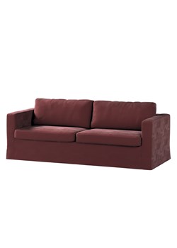 Pokrowiec na sofę Karlstad 3-osobową nierozkładaną, długi ze sklepu dekoria.pl w kategorii Pokrowce na kanapy i fotele - zdjęcie 172517341