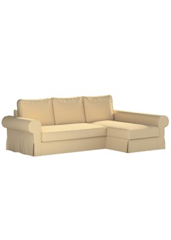 Pokrowiec na sofę Backabro rozkładaną z leżanką ze sklepu dekoria.pl w kategorii Pokrowce na kanapy i fotele - zdjęcie 172524431