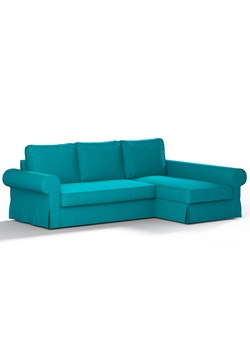 Pokrowiec na sofę Backabro rozkładaną z leżanką ze sklepu dekoria.pl w kategorii Pokrowce na kanapy i fotele - zdjęcie 172524512
