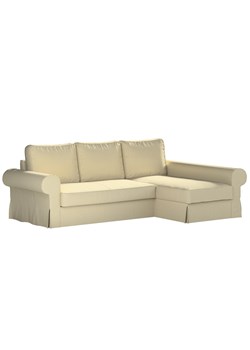 Pokrowiec na sofę Backabro rozkładaną z leżanką ze sklepu dekoria.pl w kategorii Pokrowce na kanapy i fotele - zdjęcie 172524530