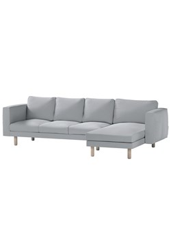 Pokrowiec na sofę Norsborg 4-osobową z szezlongiem ze sklepu dekoria.pl w kategorii Pokrowce na kanapy i fotele - zdjęcie 172526161