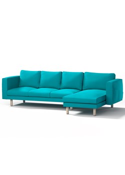 Pokrowiec na sofę Norsborg 4-osobową z szezlongiem ze sklepu dekoria.pl w kategorii Pokrowce na kanapy i fotele - zdjęcie 172526212