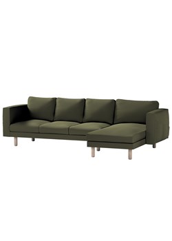 Pokrowiec na sofę Norsborg 4-osobową z szezlongiem ze sklepu dekoria.pl w kategorii Pokrowce na kanapy i fotele - zdjęcie 172526281