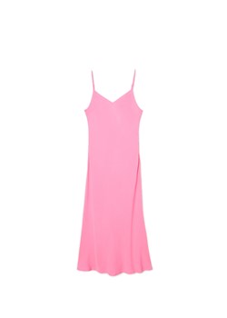 Cropp - Różowa sukienka maxi na ramiączkach - różowy ze sklepu Cropp w kategorii Sukienki - zdjęcie 172529380