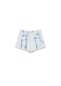 Cropp - Białe jeansowe szorty z printem - błękitny ze sklepu Cropp w kategorii Szorty - zdjęcie 172529401