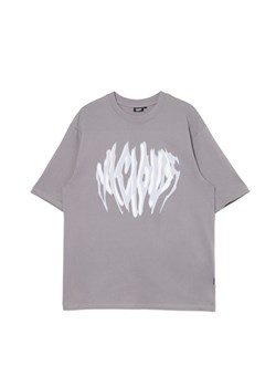 Cropp - Szary T-shirt z art printem - szary ze sklepu Cropp w kategorii T-shirty męskie - zdjęcie 172529533