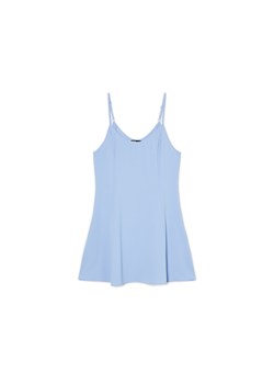 Cropp - Mini w niebieskim odcieniu - niebieski ze sklepu Cropp w kategorii Sukienki - zdjęcie 172529560