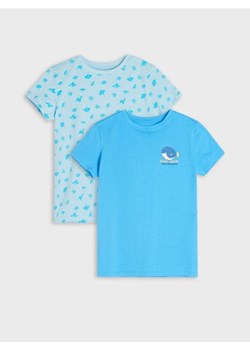 Sinsay - Koszulki 2 pack - mid blue ze sklepu Sinsay w kategorii T-shirty chłopięce - zdjęcie 172530571