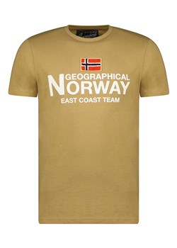Geographical Norway Koszulka w kolorze beżowym ze sklepu Limango Polska w kategorii T-shirty męskie - zdjęcie 172531010