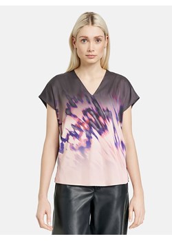 TAIFUN Koszulka w kolorze antracytowo-jasnoróżowym ze sklepu Limango Polska w kategorii Bluzki damskie - zdjęcie 172531272