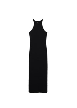 Cropp - Czarna plisowana sukienka - czarny ze sklepu Cropp w kategorii Sukienki - zdjęcie 172531570