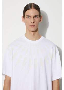 Neil Barrett t-shirt bawełniany męski kolor biały z nadrukiem MY70167A-Y524-755N ze sklepu PRM w kategorii T-shirty męskie - zdjęcie 172532692