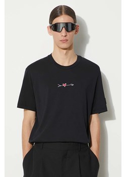 Neil Barrett t-shirt bawełniany Slim Cupid męski kolor czarny z aplikacją MY70198A-Y525-495N ze sklepu PRM w kategorii T-shirty męskie - zdjęcie 172532694