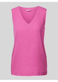 Top bluzkowy z fakturowanym wzorem ze sklepu Peek&Cloppenburg  w kategorii Bluzki damskie - zdjęcie 172532750