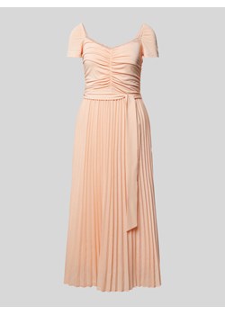 Sukienka midi z marszczeniami model ‘VERONICA’ ze sklepu Peek&Cloppenburg  w kategorii Sukienki - zdjęcie 172532752