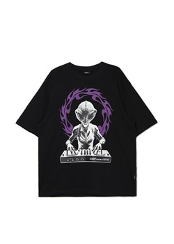 Cropp - T-shirt z artystycznym printem - czarny ze sklepu Cropp w kategorii T-shirty męskie - zdjęcie 172533433