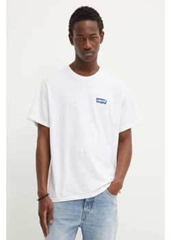 Levi&apos;s t-shirt bawełniany męski kolor biały z nadrukiem A2082 ze sklepu ANSWEAR.com w kategorii T-shirty męskie - zdjęcie 172534034
