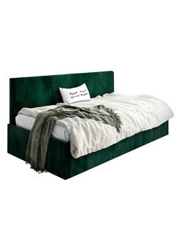 Zielone tapicerowane łóżko leżanka Somma 4X - 3 rozmiary ze sklepu Edinos.pl w kategorii Łóżka i materace - zdjęcie 172535961