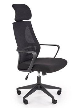 Ergonomiczny czarny fotel biurowy obrotowy - Mercury ze sklepu Edinos.pl w kategorii Krzesła do biurka - zdjęcie 172536122