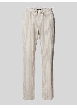 Koszula materiałowa o kroju regular fit ze wzorem w paski ze sklepu Peek&Cloppenburg  w kategorii Spodnie męskie - zdjęcie 172536732