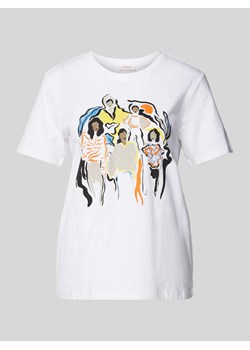 T-shirt z nadrukowanym motywem ze sklepu Peek&Cloppenburg  w kategorii Bluzki damskie - zdjęcie 172536891
