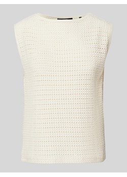 Sweter z dzianiny z ażurowym wzorem model ‘Klarita’ ze sklepu Peek&Cloppenburg  w kategorii Bluzki damskie - zdjęcie 172536921