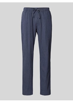 Koszula materiałowa o kroju regular fit ze wzorem w paski ze sklepu Peek&Cloppenburg  w kategorii Spodnie męskie - zdjęcie 172536941