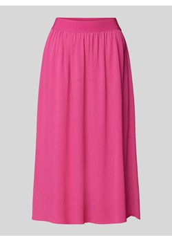 Spódnica midi w jednolitym kolorze z elastycznym pasem ze sklepu Peek&Cloppenburg  w kategorii Spódnice - zdjęcie 172536951