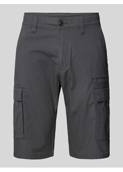 Spodnie cargo z prostą nogawką i kieszeniami cargo ze sklepu Peek&Cloppenburg  w kategorii Spodenki męskie - zdjęcie 172536990