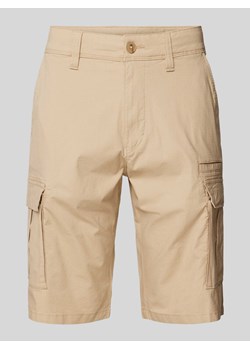 Spodnie cargo z prostą nogawką i kieszeniami cargo ze sklepu Peek&Cloppenburg  w kategorii Spodenki męskie - zdjęcie 172537034
