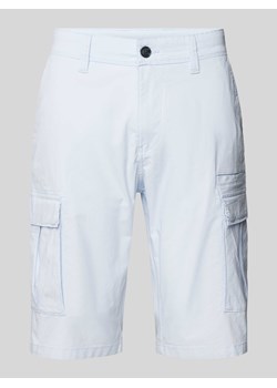 Spodnie cargo z prostą nogawką i kieszeniami cargo ze sklepu Peek&Cloppenburg  w kategorii Spodenki męskie - zdjęcie 172537050