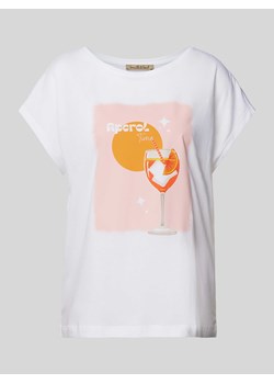 T-shirt z nadrukowanym motywem ze sklepu Peek&Cloppenburg  w kategorii Bluzki damskie - zdjęcie 172537114