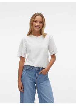 Vero Moda Koszulka w kolorze białym ze sklepu Limango Polska w kategorii Bluzki damskie - zdjęcie 172537593