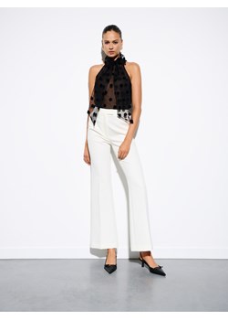 Mohito - Spodnie flare - biały ze sklepu Mohito w kategorii Spodnie damskie - zdjęcie 172538692