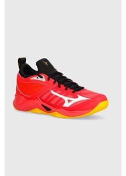 Mizuno buty halowe Wave Dimension kolor czerwony V1GA2240 ze sklepu ANSWEAR.com w kategorii Buty sportowe męskie - zdjęcie 172539943