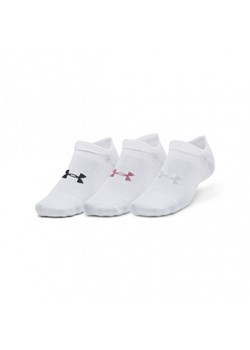 Skarpetki stopki treningowe uniseks (3-pack) Under Armour UA Essential No Show - białe ze sklepu Sportstylestory.com w kategorii Skarpetki damskie - zdjęcie 172540363