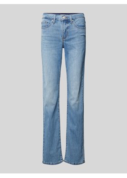 Jeansy z prostą nogawką i 5 kieszeniami model ‘SHAPING STRAIGHT’ ze sklepu Peek&Cloppenburg  w kategorii Jeansy damskie - zdjęcie 172540500