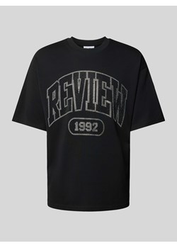 T-shirt o kroju oversized z nadrukiem z logo ze sklepu Peek&Cloppenburg  w kategorii T-shirty męskie - zdjęcie 172540512