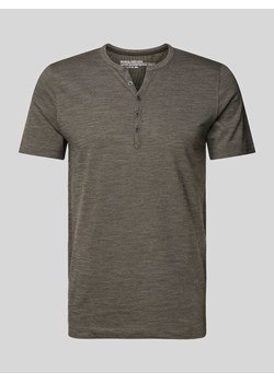 T-shirt z krótką listwą guzikową ze sklepu Peek&Cloppenburg  w kategorii T-shirty męskie - zdjęcie 172540521