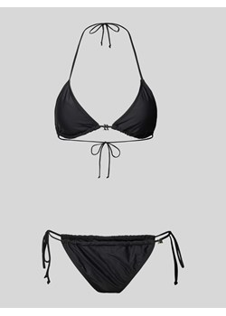 Zestaw bikini w jednolitym kolorze ze sklepu Peek&Cloppenburg  w kategorii Stroje kąpielowe - zdjęcie 172540523