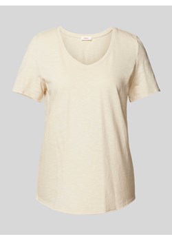 T-shirt z dekoltem w serek ze sklepu Peek&Cloppenburg  w kategorii Bluzki damskie - zdjęcie 172540593