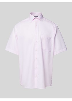 Koszula biznesowa o kroju comfort fit ze wzorem na całej powierzchni ze sklepu Peek&Cloppenburg  w kategorii Koszule męskie - zdjęcie 172540612