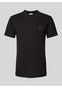 T-shirt z detalem z logo ze sklepu Peek&Cloppenburg  w kategorii T-shirty męskie - zdjęcie 172540614